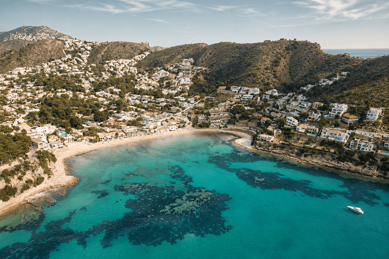 Propiedades mediterráneas en venta en Moraira, Costa Blanca