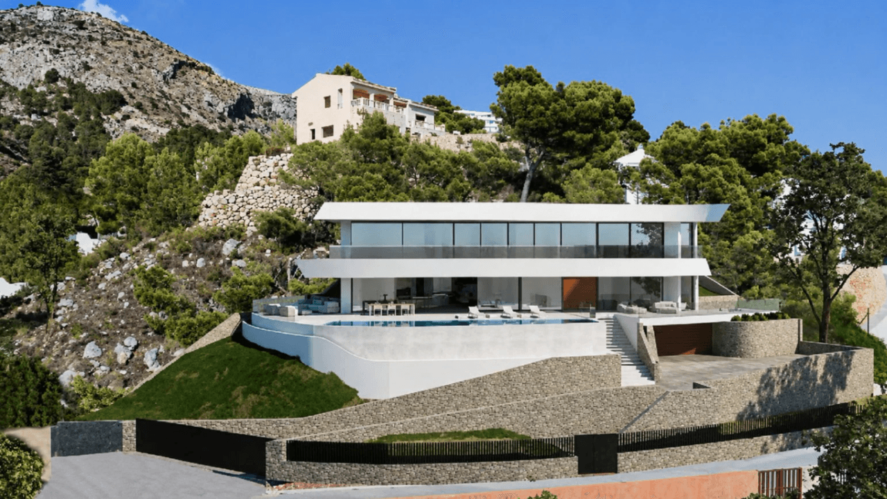 Ultra-Modern Luxury Villa with Panoramic Sea Views for Sale in Altea