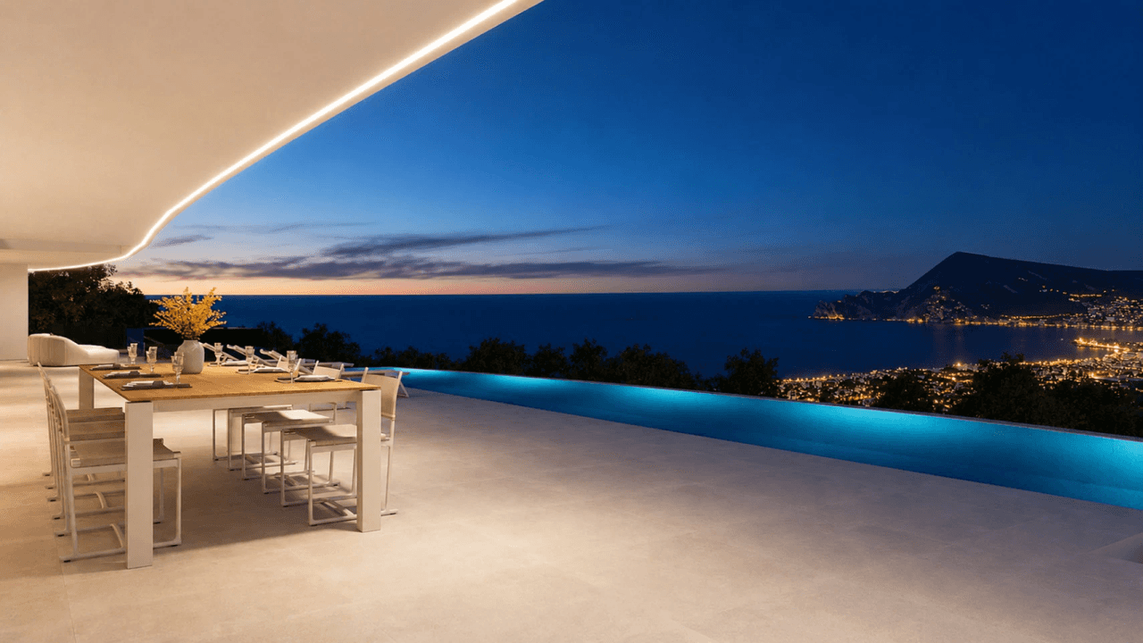 Ultra-Modern Luxury Villa with Panoramic Sea Views for Sale in Altea