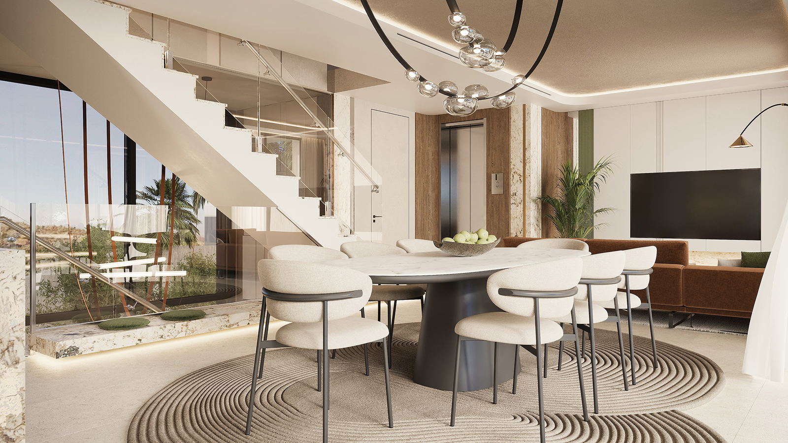 Villa de lujo llave en mano con vistas panorámicas al mar en Calpe